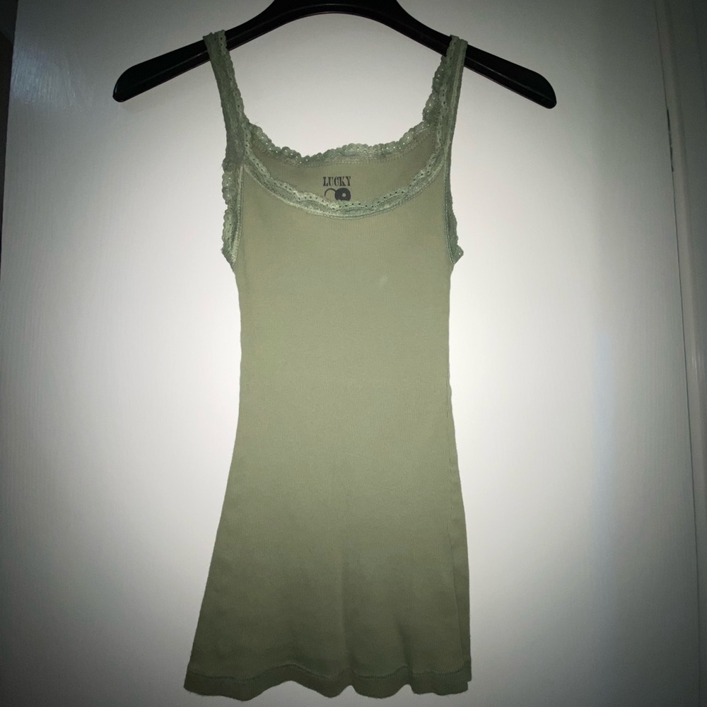 Lucky brand lace tank top